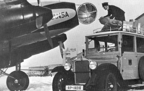 Luftpostbeförderung in den 30iger Jahren